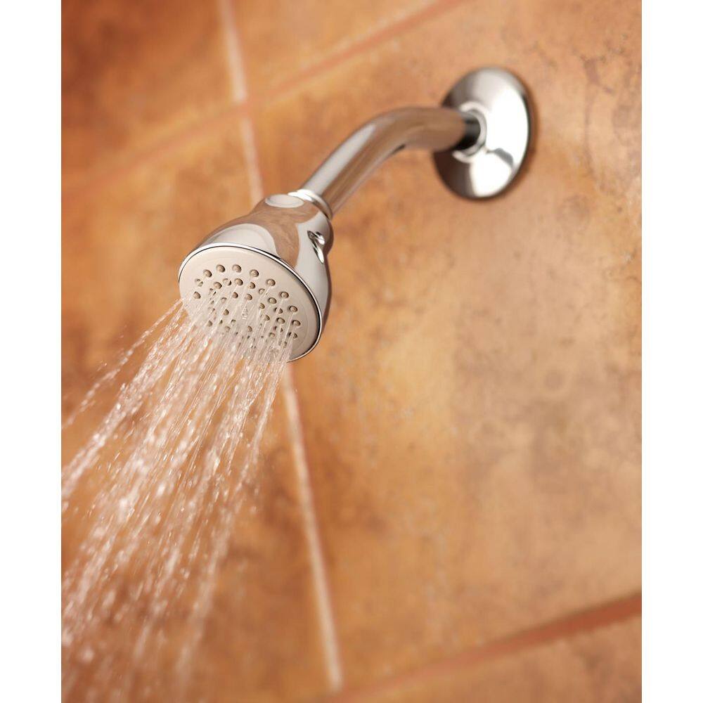 Contemporary Handheld Rain Shower Head in Brushed Nickel