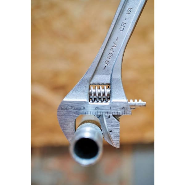 Channellock Reversible Jaw 10 in. Chrome Adjustable/Pipe Wrench