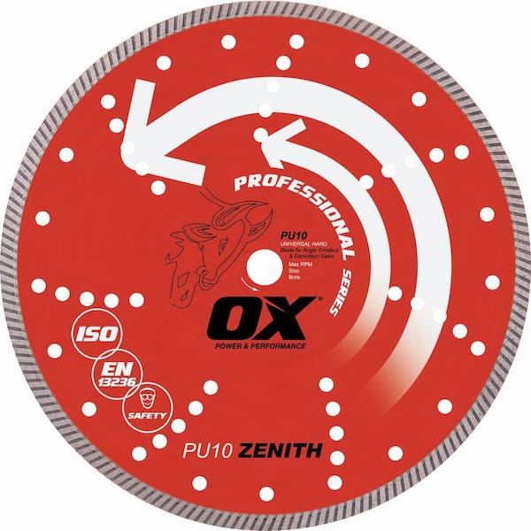 Professional Universal 9 in. 7/8 in. - 5/8 in. Bore Diamond Blade