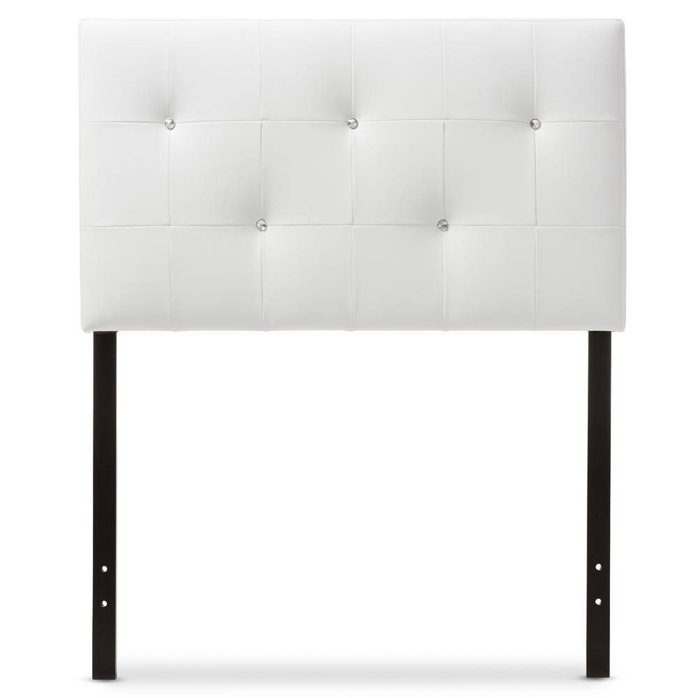 Baxton Studio Dalini White Full Headboard 288625367HD The Home Depot