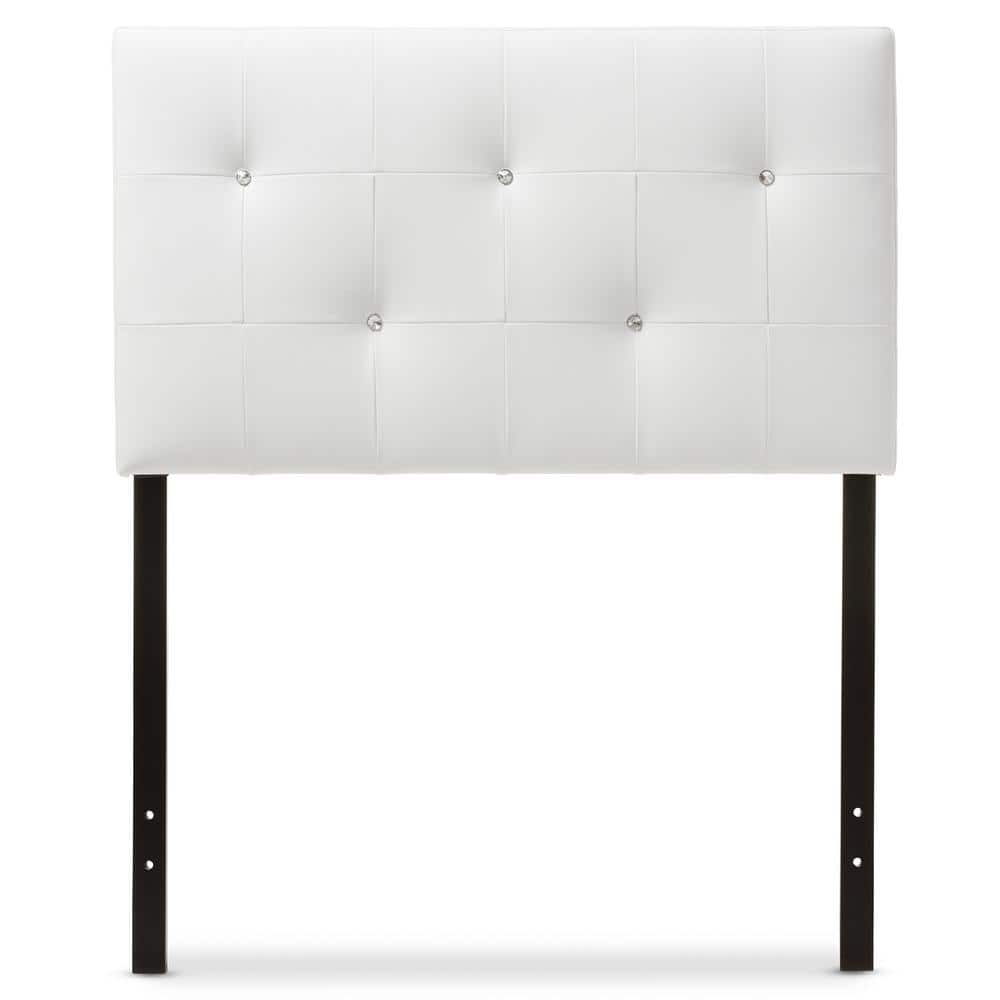 Baxton Studio Dalini White Twin Headboard 28862 6963 HD The Home