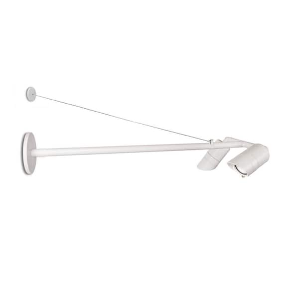 WAC Lighting Endurance 30-Watt 2-Light 6 in. to 48 in. Integrated LED Double Signage Light, 3000K in White