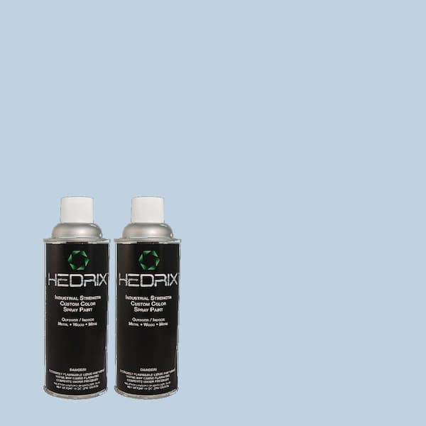 Hedrix 11 oz. Match of 570C-3 Tender Twilight Flat Custom Spray Paint (2-Pack)