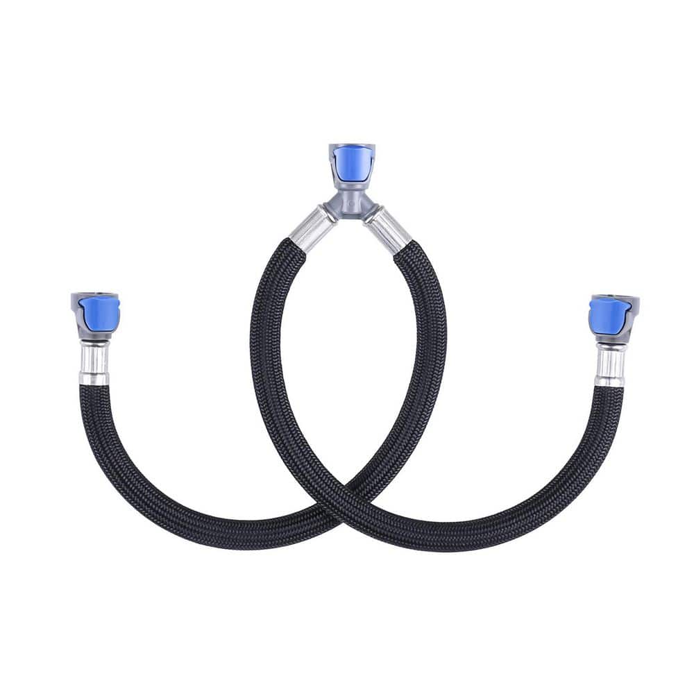 0.43 in. x 0.43 in. inside diameter x 12 in. Quick Connect Hose Hot and Cold Supply Hoses for Bathroom Faucet price history on PriceWatchPro