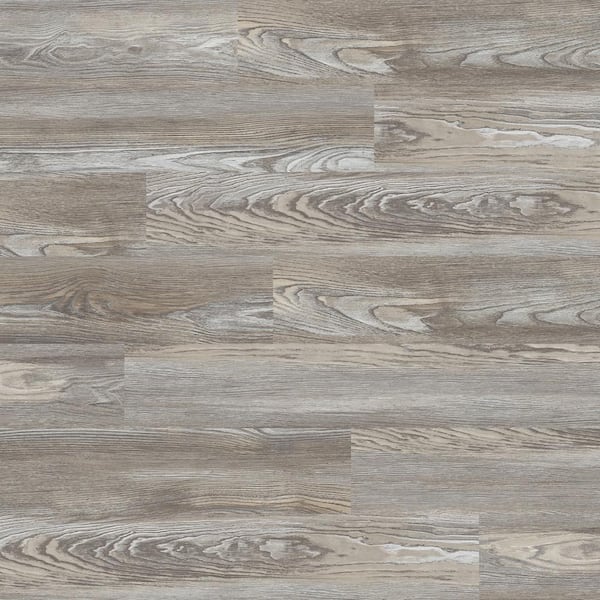 Everett Springs Pine 20 MIL x 7.1 in. W x 48 in. L Click Lock Waterproof Luxury Vinyl Plank Flooring (18.8 sqft/case)