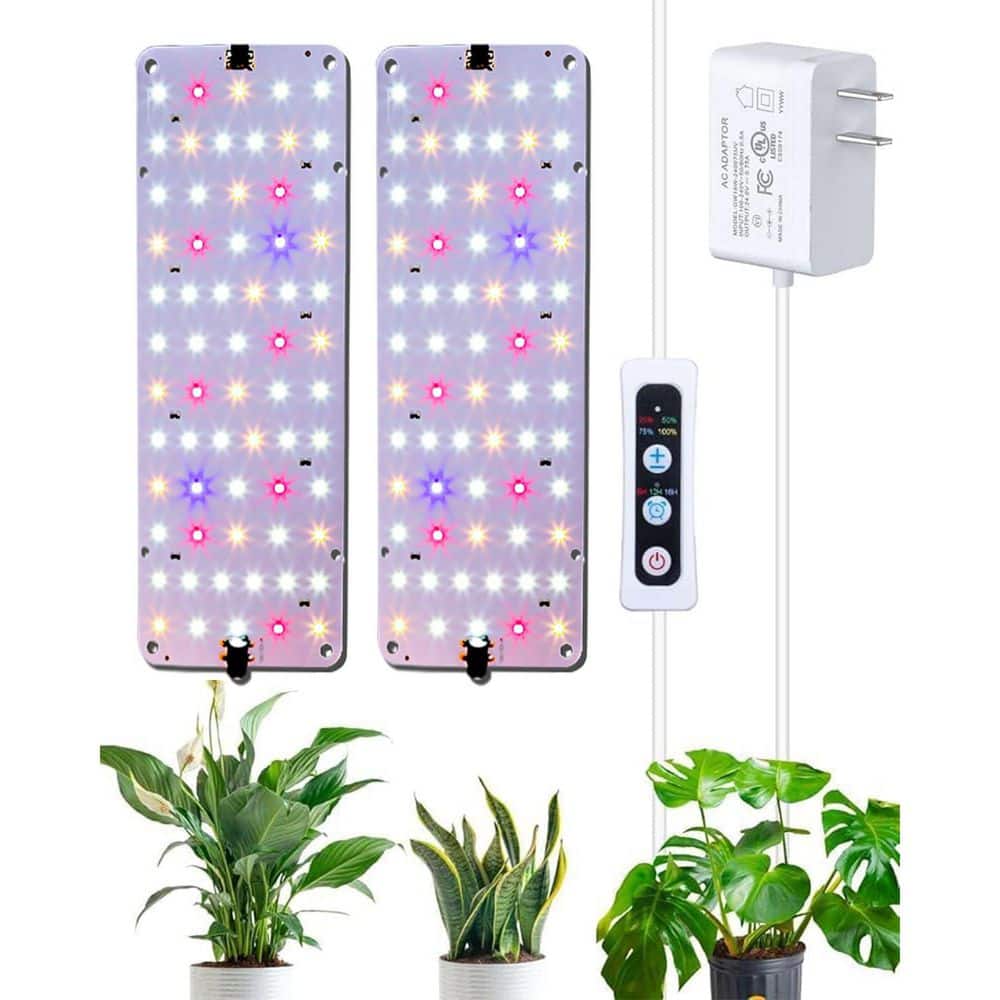 10.1 in. Ultra-Thin Panel Grow Light for Indoor Plants, Full Spectrum, Dimmable, 6/12/16H Timer, Pinkish White price history on PriceWatchPro