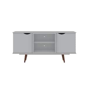 Hampton 53.54 in. White TV Stand Fits TV's up to 46 in. with Cable Management