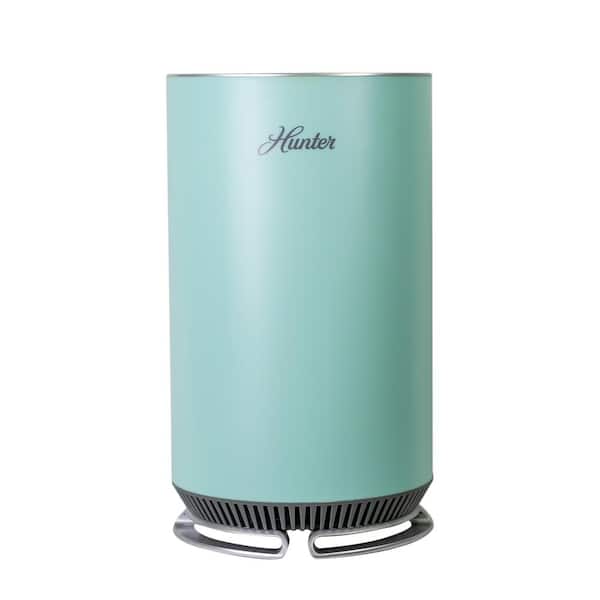 Hunter HP125 AirX EcoSilver HEPA Digital Air Purifier for Small Rooms, Aqua