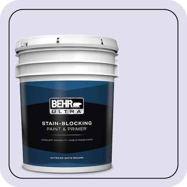 BEHR ULTRA 5 gal. #P550-1 Imagination Satin Enamel Exterior Paint & Primer