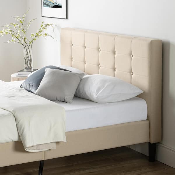 Ibidun King Upholstered Button Tufted Platform Bed Frame
