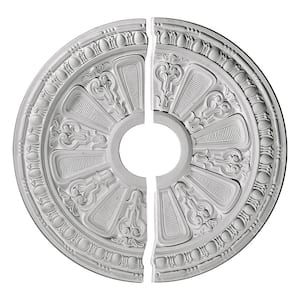 17-5/8 in. x 3-5/8 in. x 7/8 in. Raymond Urethane Ceiling Medallion, 2-Piece (Fits Canopies up to 3-5/8 in.)