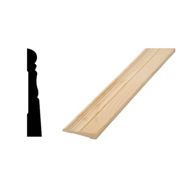 Woodgrain Millwork WG C200 1/2 in. x 3-1/4 in. Solid Pine Door and Window Casing