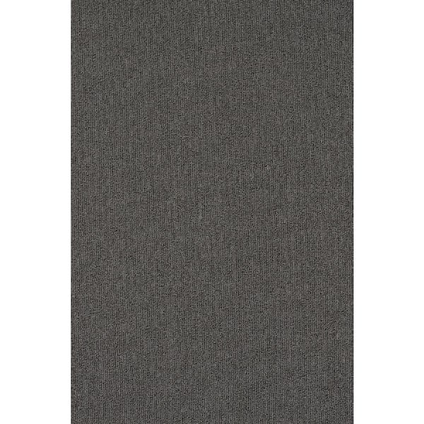 Viking Ash Gray 12 ft. Wide x Cut to Length 11.5 oz. Olefin Loop Carpet