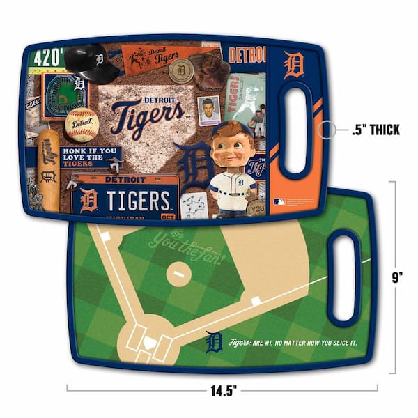 YouTheFan 0959700 MLB Detroit Tigers Retro Series Cutting Board