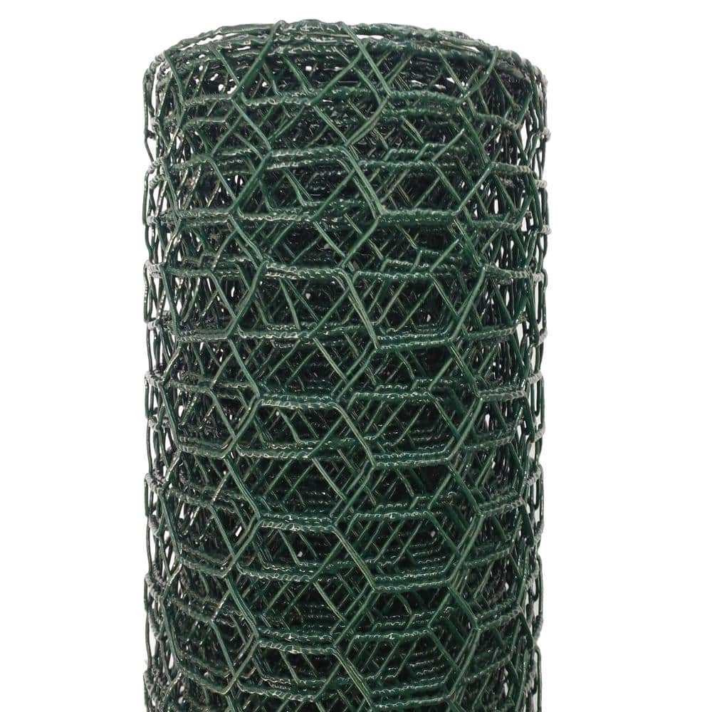 1 in. x 24 in. x 25 ft. Vinyl Coated Galvanized Steel Poultry Netting in Green price history on PriceWatchPro