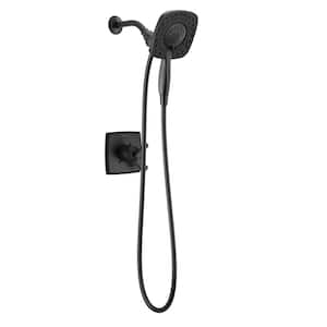 Ashlyn In2ition 2-in-1 Rough Not Included 1-Handle Shower Faucet in Matte Black (Valve Not Included)