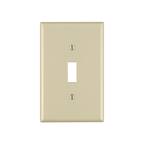 Ivory 1-Gang Toggle Wall Plate (1-Pack)