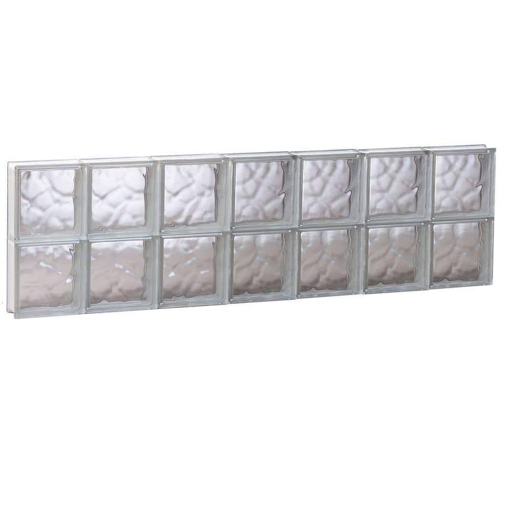 40.125 in. x 11.5 in. x 3.125 in. Frameless Wave Pattern Non-Vented Glass Block Window price history on PriceWatchPro