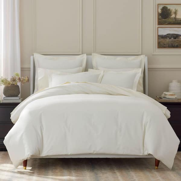 Legends Hotel Egyptian Cotton Cream Sateen King Pillowcase (Set of 2)