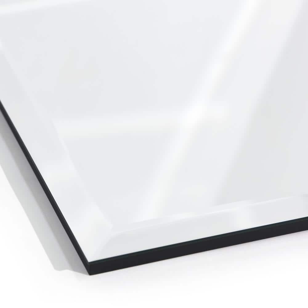 20" x 30" Frameless Rectangular Beveled Wall Mirror