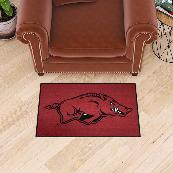 NCAA University of Arkansas 19 in. x 30 in. Indoor Starter Door Mat