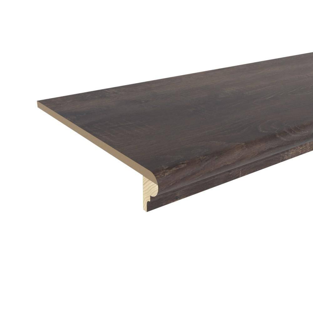 Stairtek Retread 48-in x 11.5-in x 0.375-in Cocoa Walters Oak