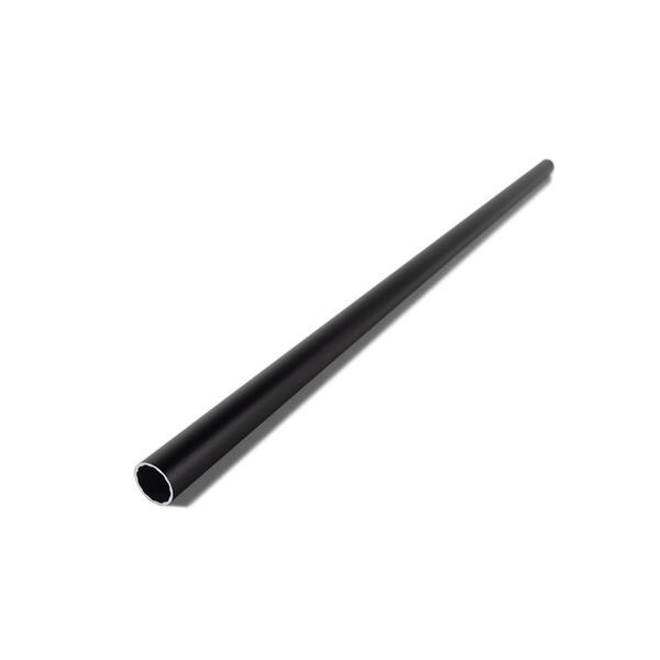 Deckorators 36 in. x .75 in. Textured Black Aluminum Round Classic Baluster (10-Pack)