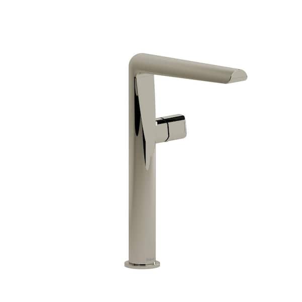 Parabola Single Hole Single-Handle Bathroom Faucet in Polished Nickel