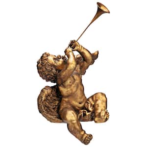 13.5 in. H Trumpeting Angels of St. Peters Square Boy Angel Statue