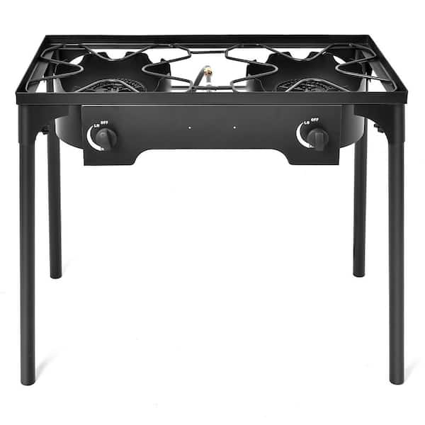  only fire Cast Iron Camping Stove 2 Burner Stove Propane Gas  Cooker for Outdoor Camping, Barbecue Grilling, Tailgating, Hiking : Sports  & Outdoors
