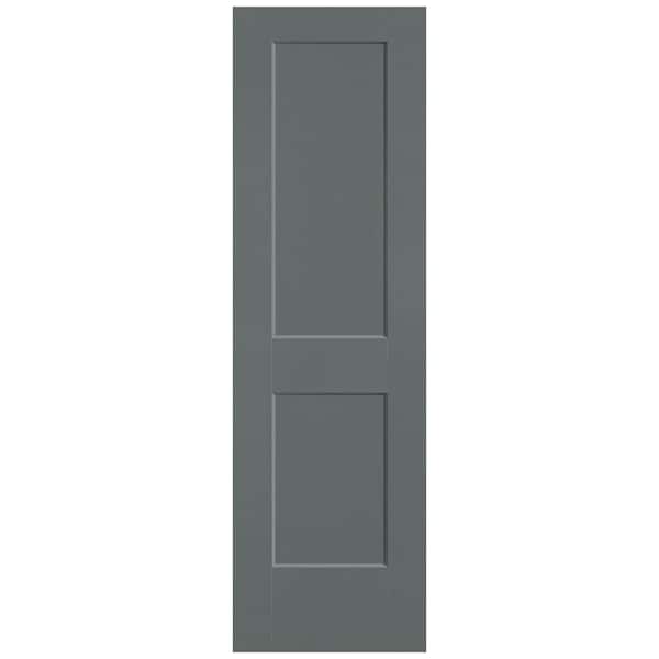 Masonite 24 in. x 80 in. 2-Panel Logan Single Bore Hollow Core Cordite Molded Composite Interior Door Slab
