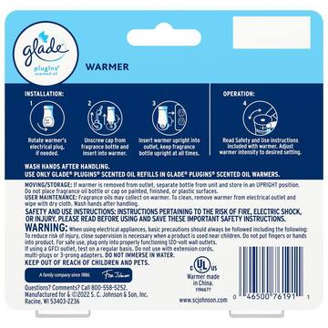 Plugins Scented Oil Electric Warmer (2-Count)