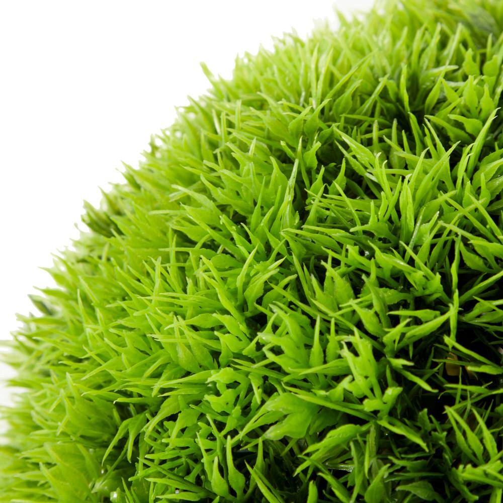 9-Inch Green Round Boxwood Topiary Artificial Foliage Ball