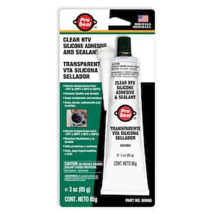 3 oz. Clear RTV Silicone Adhesive and Sealant (12-Pack)