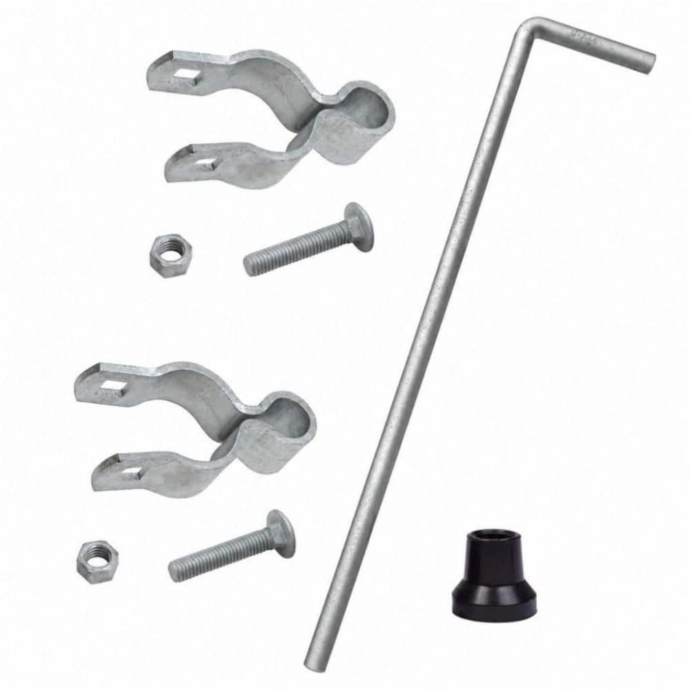 Numhew 1-Pack Heavy Duty Galvanized Cane Bolt, Rustproof Outdoor