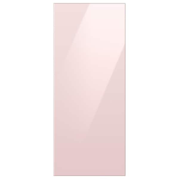 Samsung Bespoke Top Panel in Pink Glass for 3-Door French Door Refrigerator