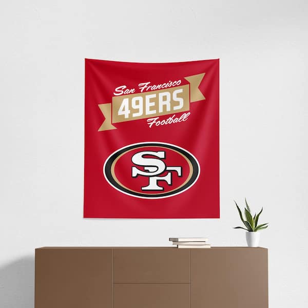 THE NORTHWEST GROUP NFL Premium 49Ers Printed Wall Hanging