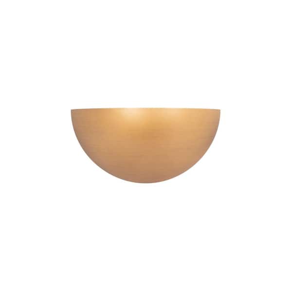 WAC Lighting Collette 10 in. 1-Light Aged Brass LED Wall Sconce with Selectable CCT