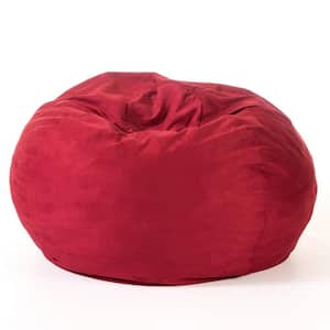 Flash Furniture Small Solid Red Kids Bean Bag Chair DGBEANSMSLDRD