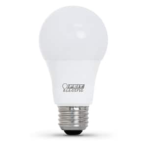 60-Watt Equivalent A19 Non-Dimmable CEC Title 20 90+ CRI Garage Door Opener LED Light Bulb Bright White