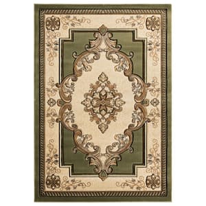 Bristol Fallon Green 7 ft. 10 in. x 10 ft. 6 in. Area Rug