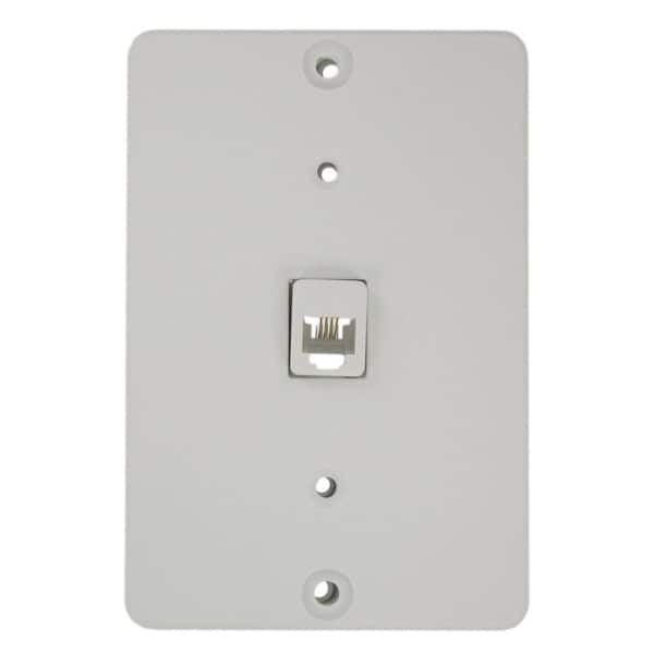 Surface White Mount Wallphone Plate 40253-W