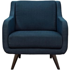 Verve Azure Upholstered Fabric Armchair