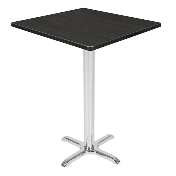 Regency Bucy 44 in. Square Ash Grey Composite Wood Cafe Table (Seats 4)