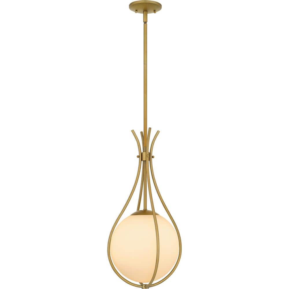 Aliyah 1-Light Aged Brass Pendant Light price history on PriceWatchPro