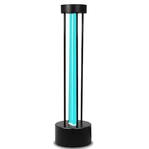 17.32 in. Black Radar and Wi-Fi Ultraviolet Germicidal Lamp Quartz Light with Remote Control Timer Function