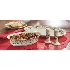 Holiday 6.5 in. Ivory Vegetable Bowl (34 oz.)