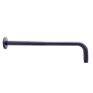 16 in. Right Angled Shower Arm with Flange in Oil Rubbed Bronze