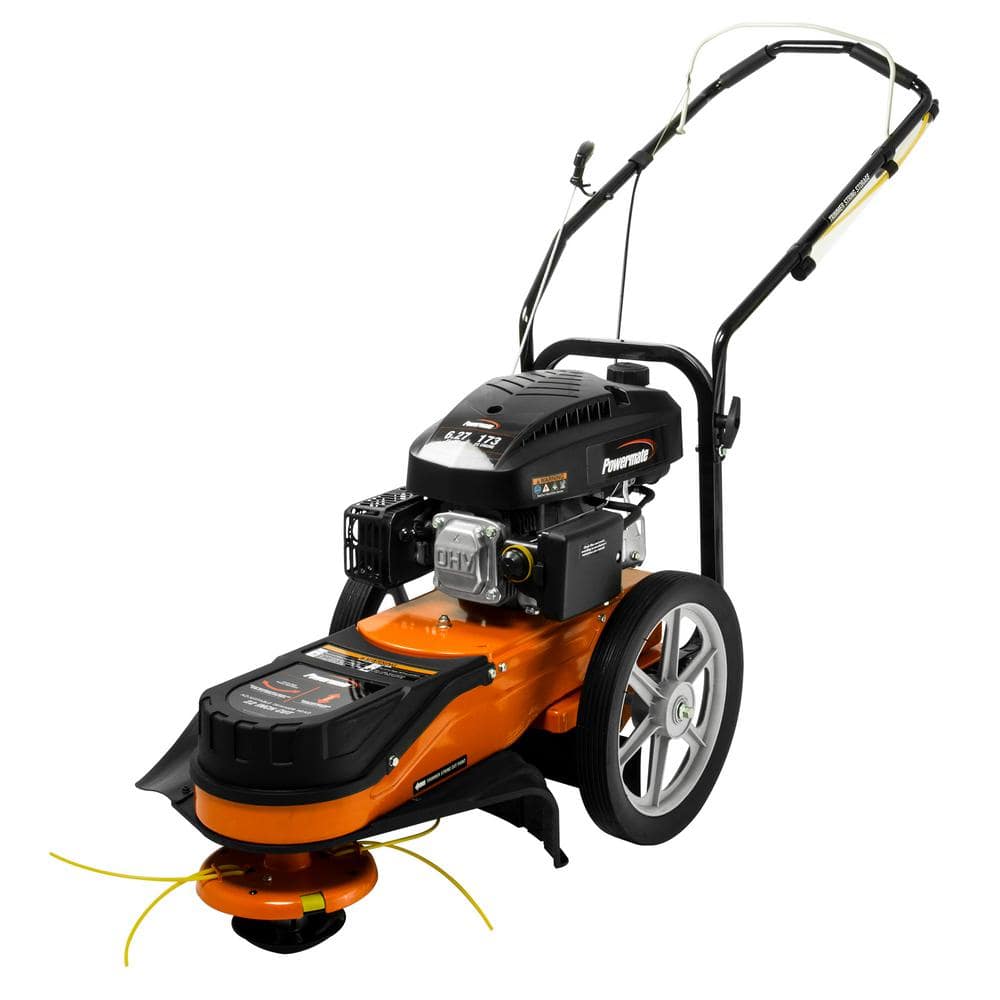 Powermate 22 in. 173cc Gas Walk-Behind Field String Trimmer Mower