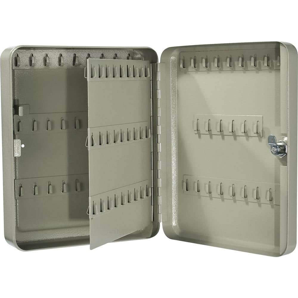 Barska Heavy Duty Steel 105-Position Key Safe Lock Box, Beige